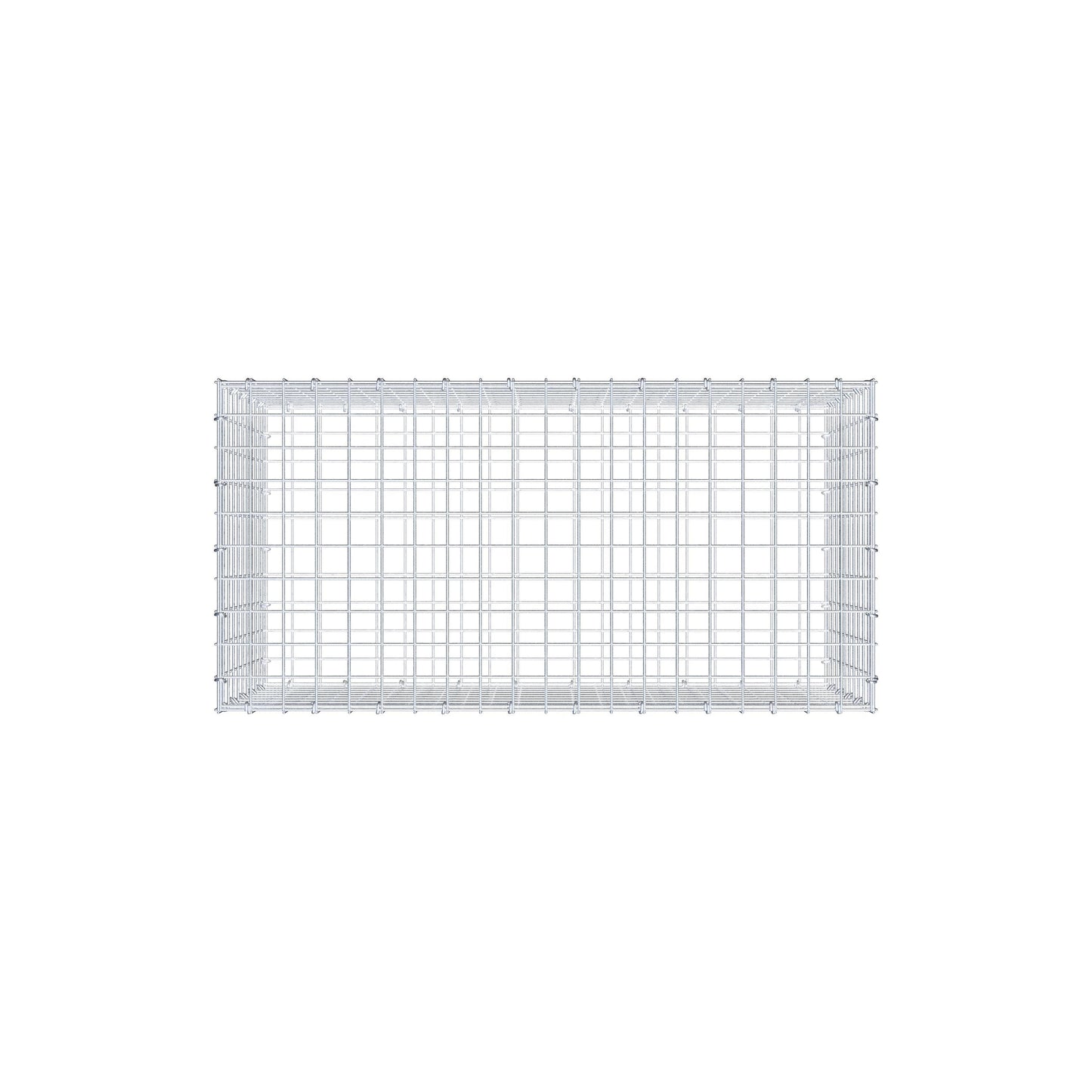 Gabion 100 cm x 50 cm x 50 cm (L x H x D), maskestørrelse 5 cm x 5 cm, C-ring