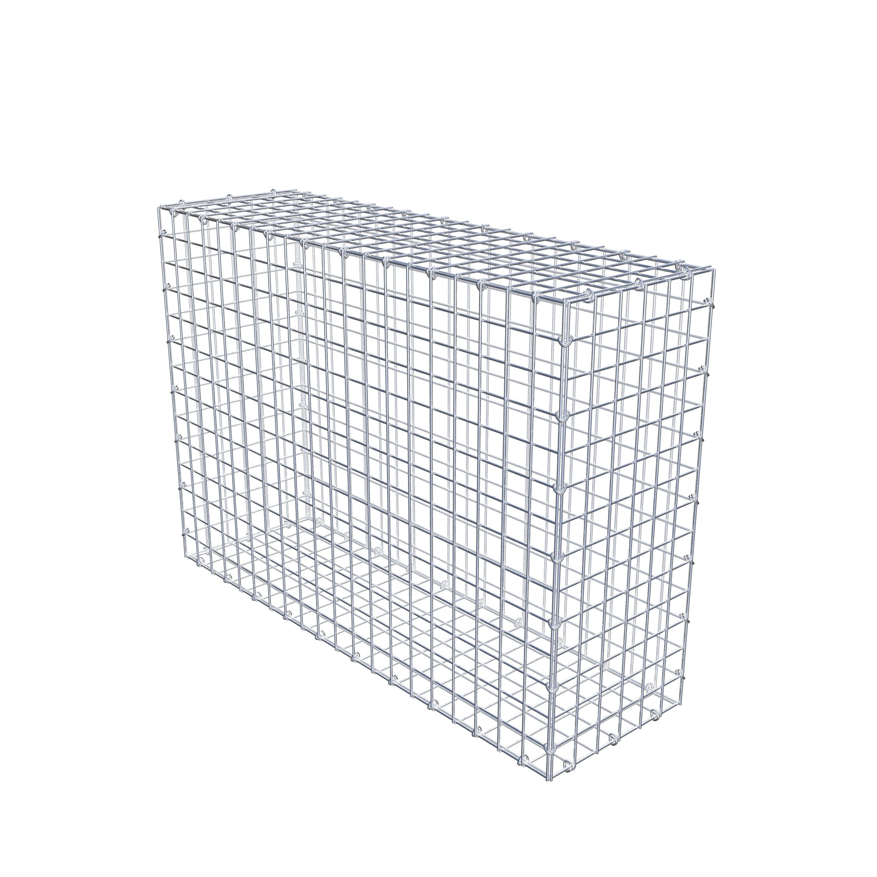 Gabion 100 cm x 70 cm x 30 cm (L x H x D), maskestørrelse 5 cm x 5 cm, C-ring