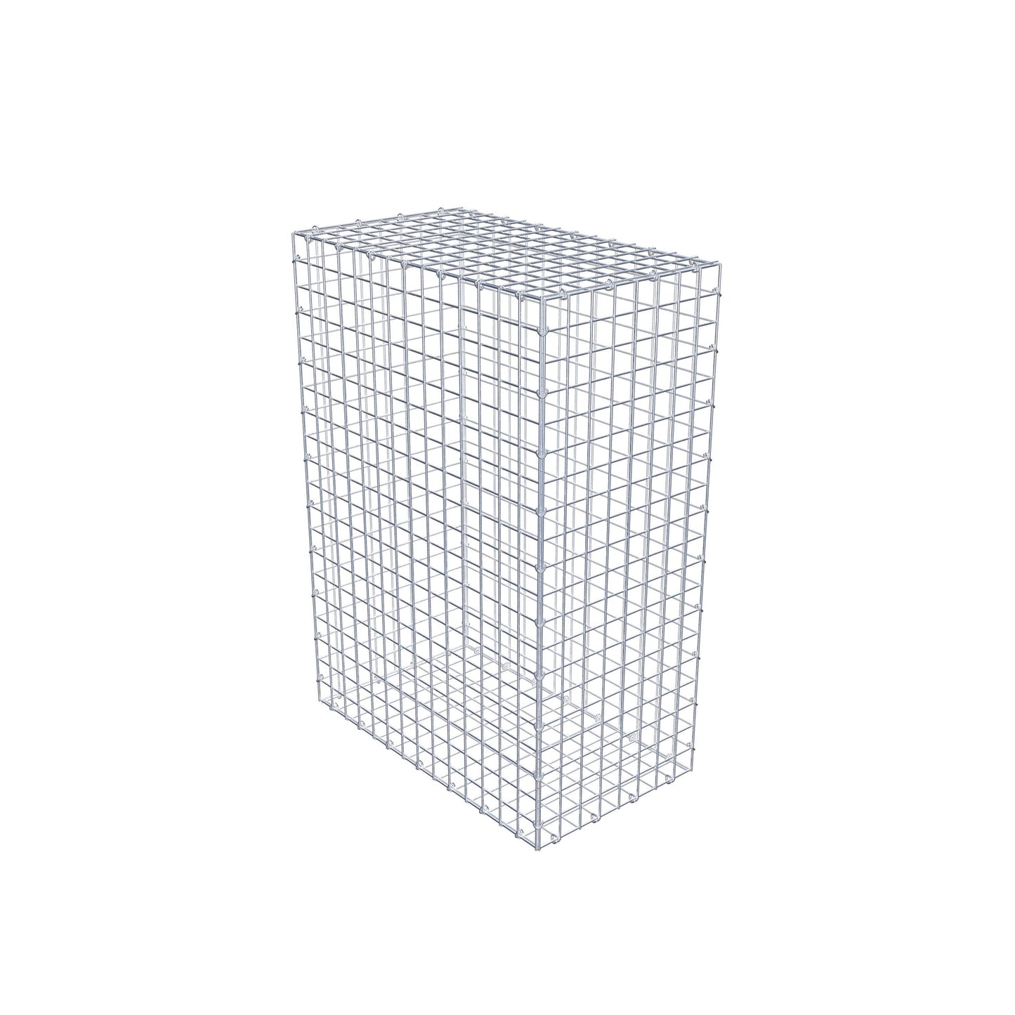 Gabion 100 cm x 70 cm x 40 cm (L x H x P), mailles 5 cm x 5 cm, anneau en C