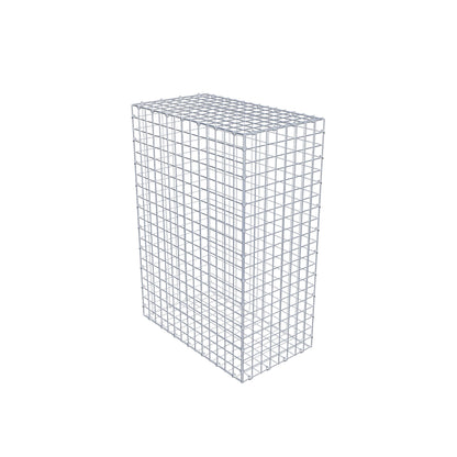 Gabion 100 cm x 70 cm x 40 cm (L x H x P), mailles 5 cm x 5 cm, anneau en C