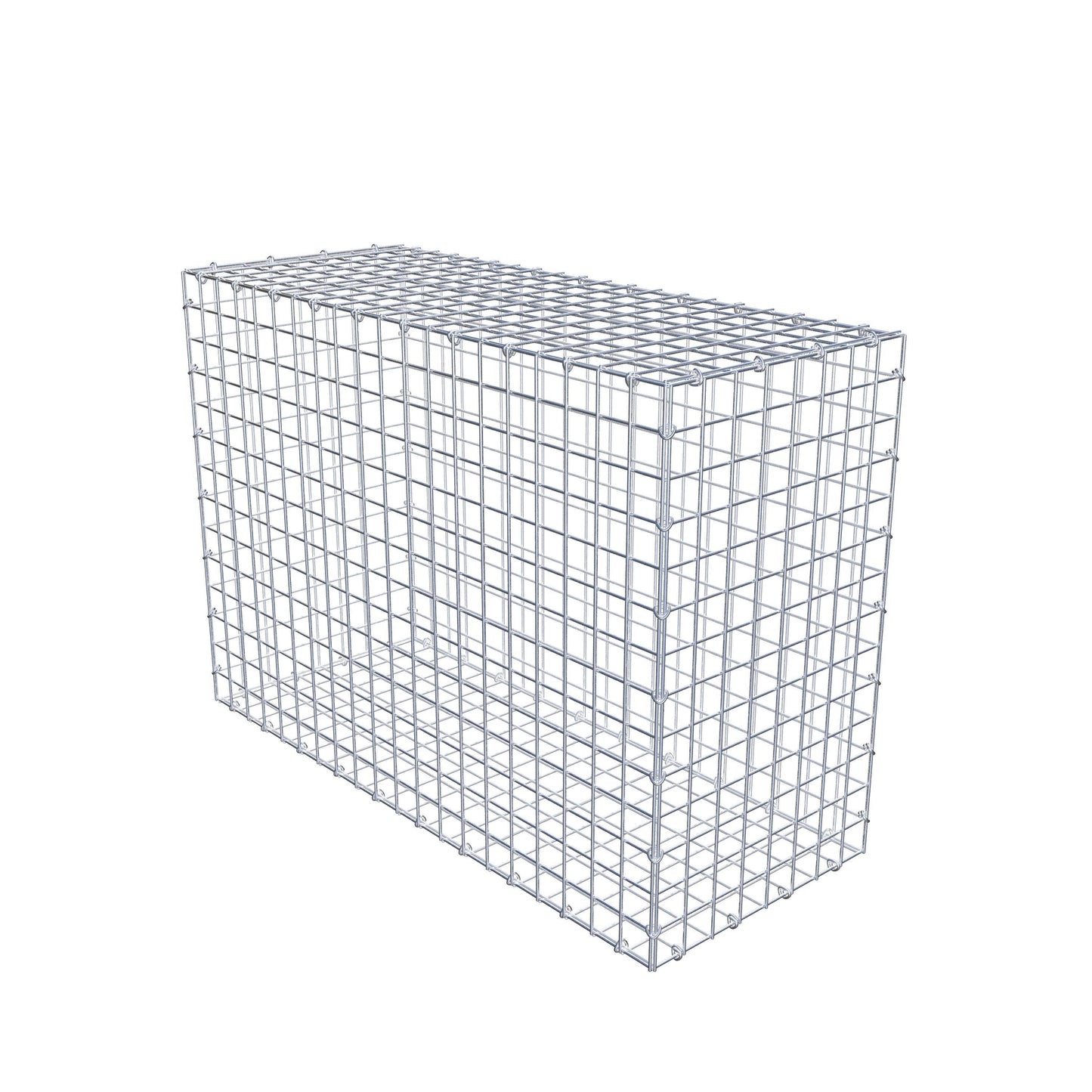 Gabion 100 cm x 70 cm x 40 cm (L x H x P), mailles 5 cm x 5 cm, anneau en C