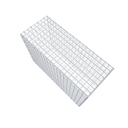 Gabion 100 cm x 70 cm x 40 cm (L x H x P), mailles 5 cm x 5 cm, anneau en C