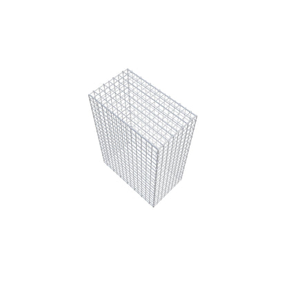 Gabion 100 cm x 70 cm x 40 cm (L x H x P), mailles 5 cm x 5 cm, anneau en C