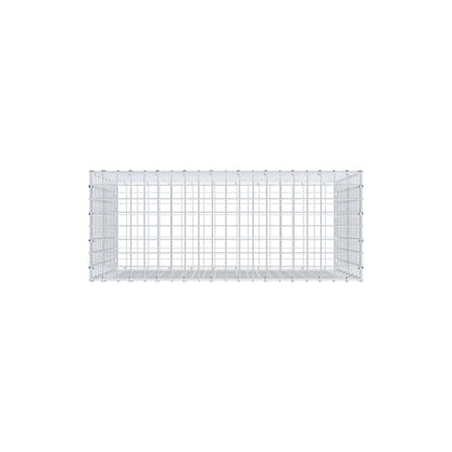 Gabion 100 cm x 70 cm x 40 cm (L x H x P), mailles 5 cm x 5 cm, anneau en C