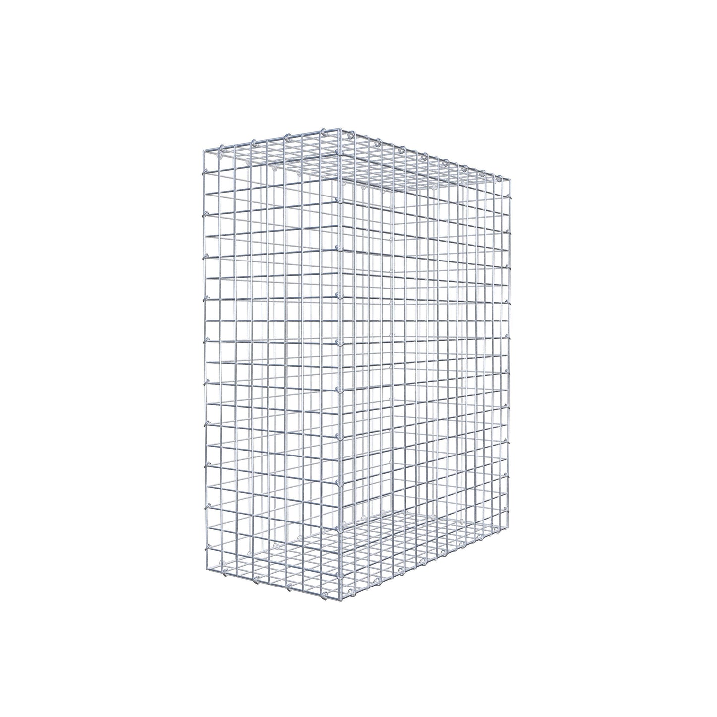 Gavión 100 cm x 80 cm x 40 cm (L x A x P), luz de malla 5 cm x 5 cm, anillo en C