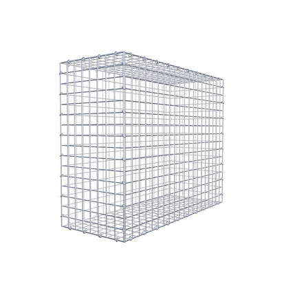 Gavión 100 cm x 80 cm x 40 cm (L x A x P), luz de malla 5 cm x 5 cm, anillo en C