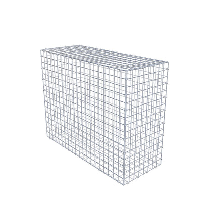 Gavión 100 cm x 80 cm x 40 cm (L x A x P), luz de malla 5 cm x 5 cm, anillo en C