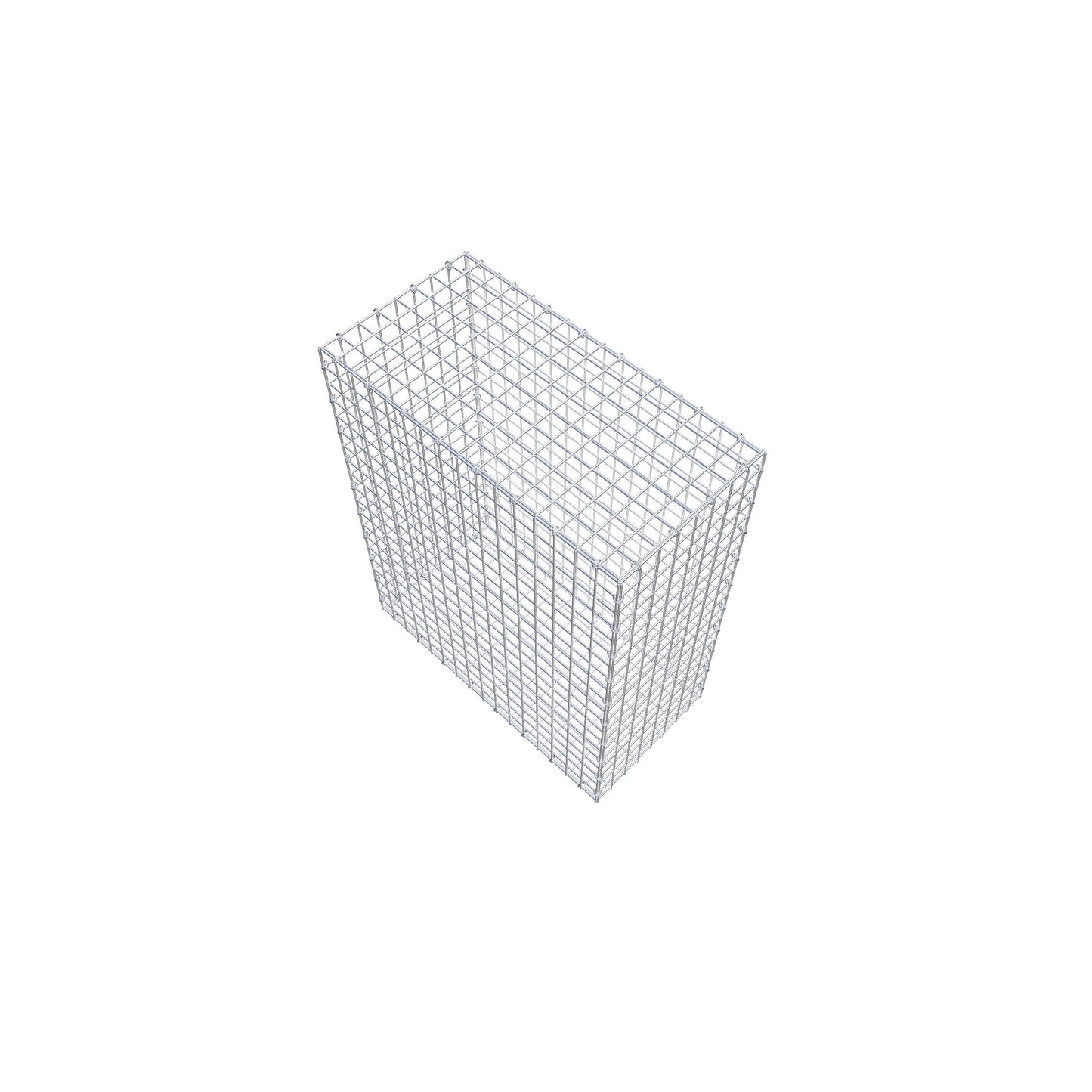Gavión 100 cm x 80 cm x 40 cm (L x A x P), luz de malla 5 cm x 5 cm, anillo en C