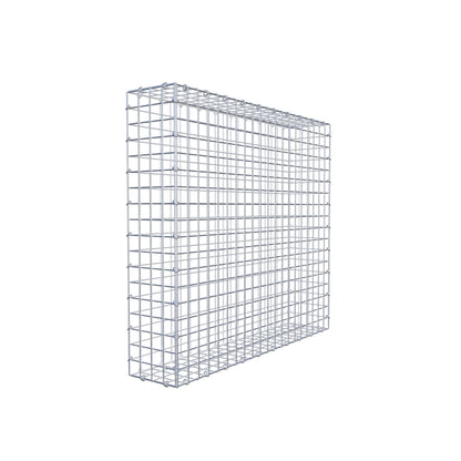 Gabion 100 cm x 90 cm x 20 cm (L x H x P), mailles 5 cm x 5 cm, anneau en C