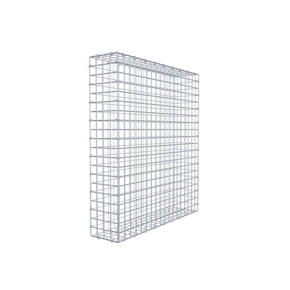 Gabion 100 cm x 90 cm x 20 cm (L x H x P), mailles 5 cm x 5 cm, anneau en C