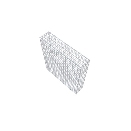 Gabion 100 cm x 90 cm x 20 cm (L x H x P), mailles 5 cm x 5 cm, anneau en C