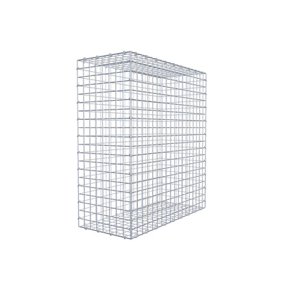 Gabion 100 cm x 90 cm x 40 cm (L x H x D), maskestørrelse 5 cm x 5 cm, C-ring