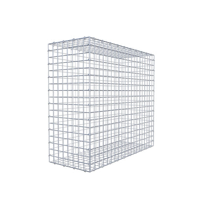 Gabion 100 cm x 90 cm x 40 cm (L x H x D), maskestørrelse 5 cm x 5 cm, C-ring