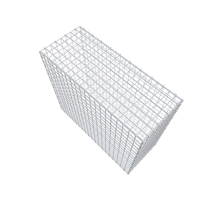 Gabion 100 cm x 90 cm x 40 cm (L x H x D), maskestørrelse 5 cm x 5 cm, C-ring