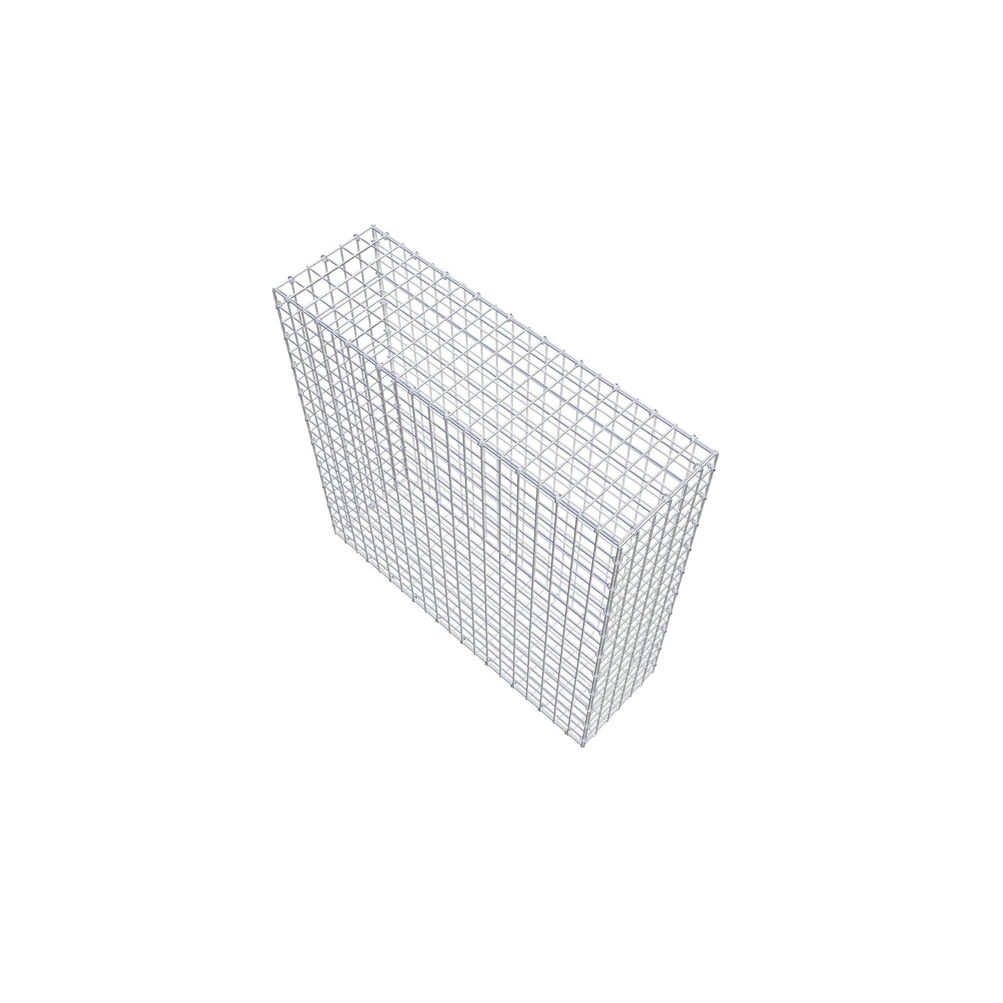 Gabion 100 cm x 100 cm x 30 cm (L x H x D), maskstorlek 5 cm x 5 cm, C-ring