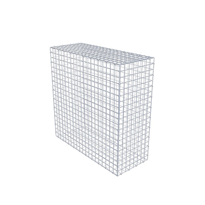 Gabion 100 cm x 100 cm x 40 cm (L x H x D), maskestørrelse 5 cm x 5 cm, C-ring