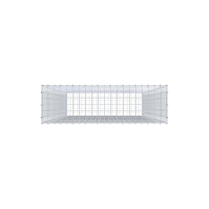 Gabione 200 cm x 100 cm x 30 cm (L x H x T), Maschenweite 5 cm x 5 cm, C-Ring