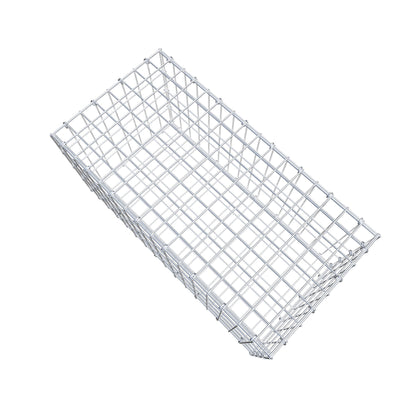 Gabion 80 cm x 40 cm x 40 cm (L x H x D), maskstorlek 5 cm x 10 cm, C-ring