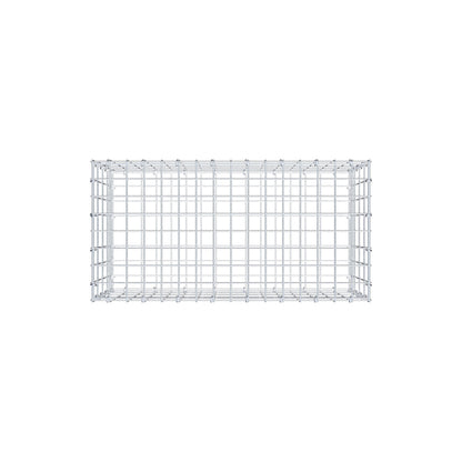 Gabion 80 cm x 40 cm x 40 cm (L x H x D), maskstorlek 5 cm x 10 cm, C-ring