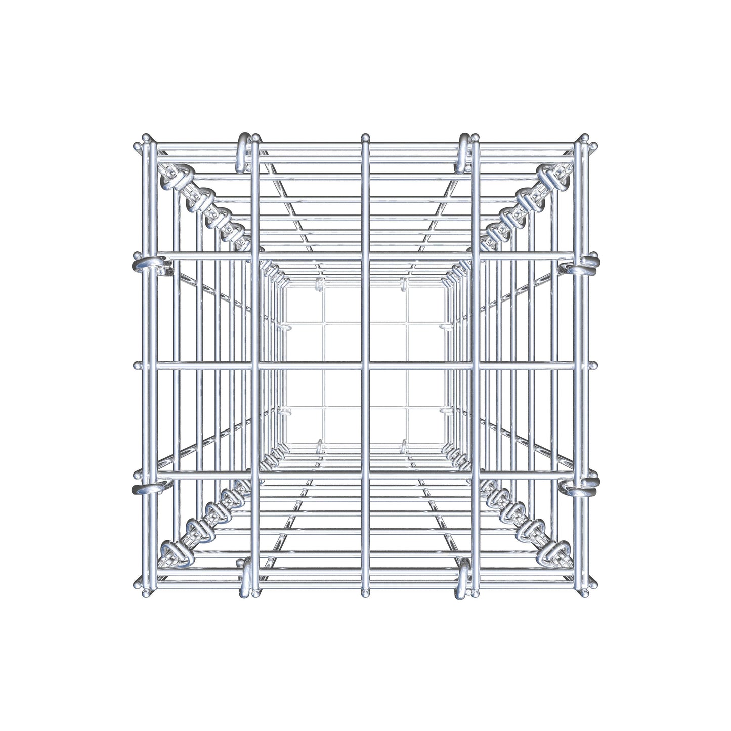 Schanskorf 100 cm x 20 cm x 20 cm (L x H x D), maaswijdte 5 cm x 10 cm, C-ring