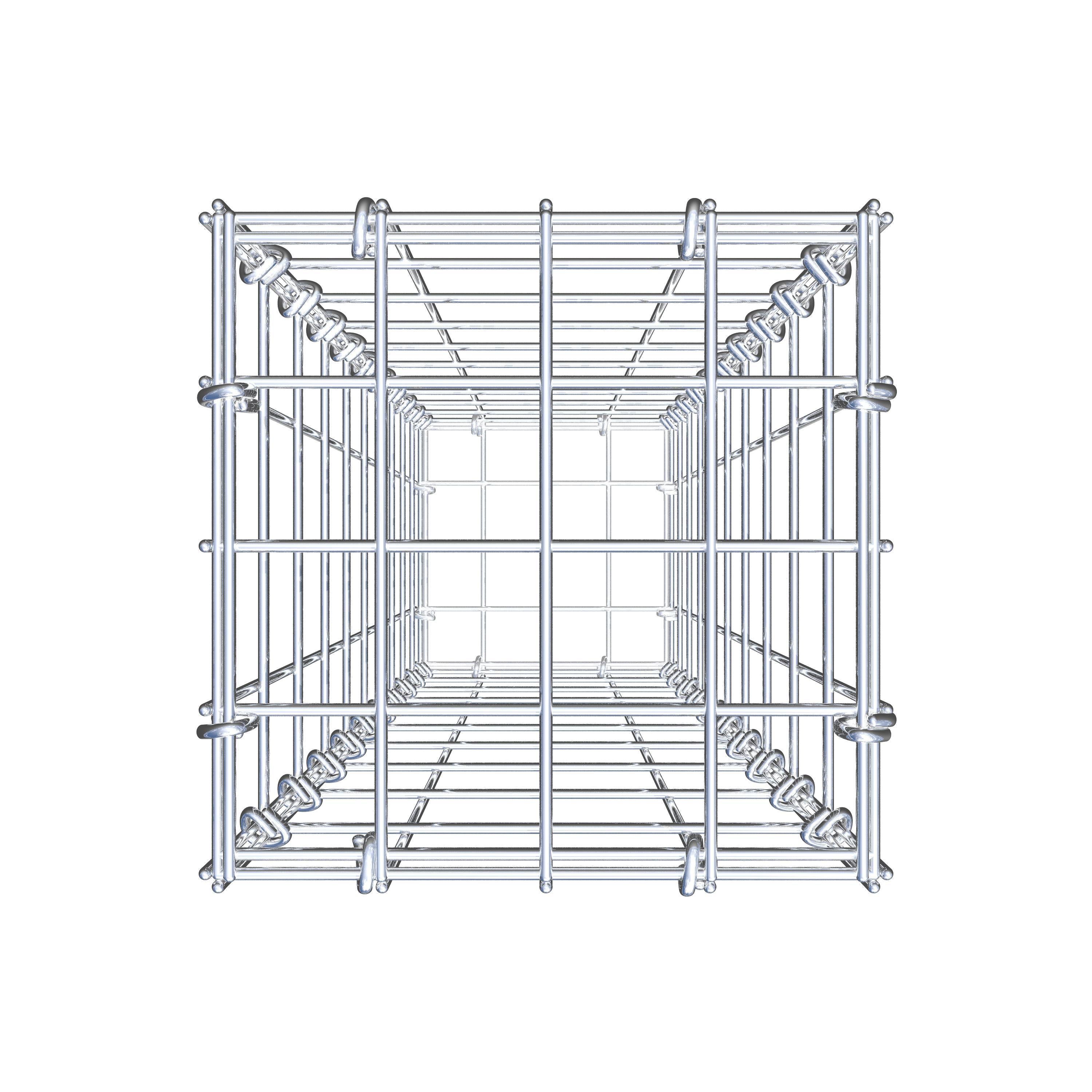 Gabione 100 cm x 20 cm x 20 cm (L x H x T), Maschenweite 5 cm x 10 cm, C-Ring