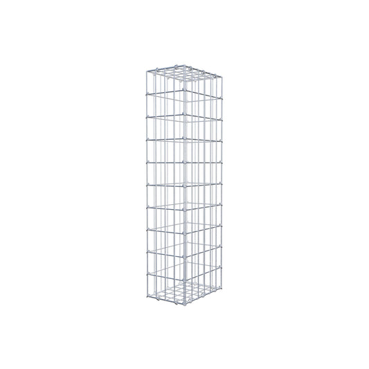 Gabion 100 cm x 30 cm x 20 cm (L x H x D), maskestørrelse 5 cm x 10 cm, C-ring