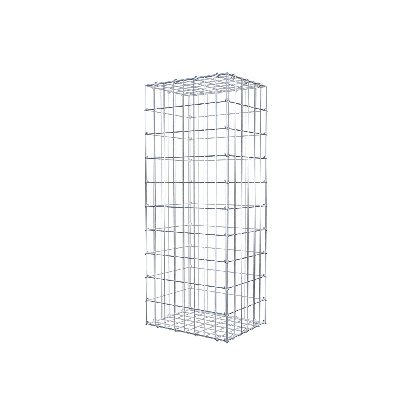 Gabion 100 cm x 30 cm x 40 cm (L x H x D), mesh size 5 cm x 10 cm, C-ring