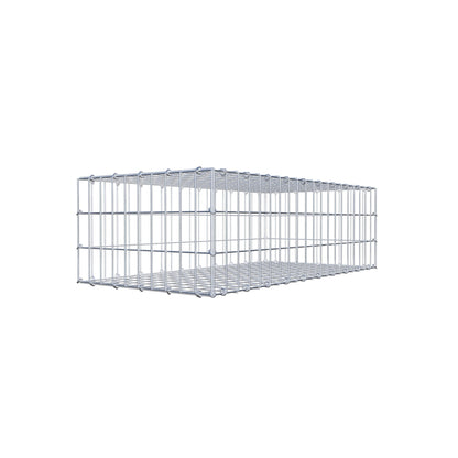 Gabião 100 cm x 30 cm x 50 cm (C x A x P), malhagem 5 cm x 10 cm, anel C