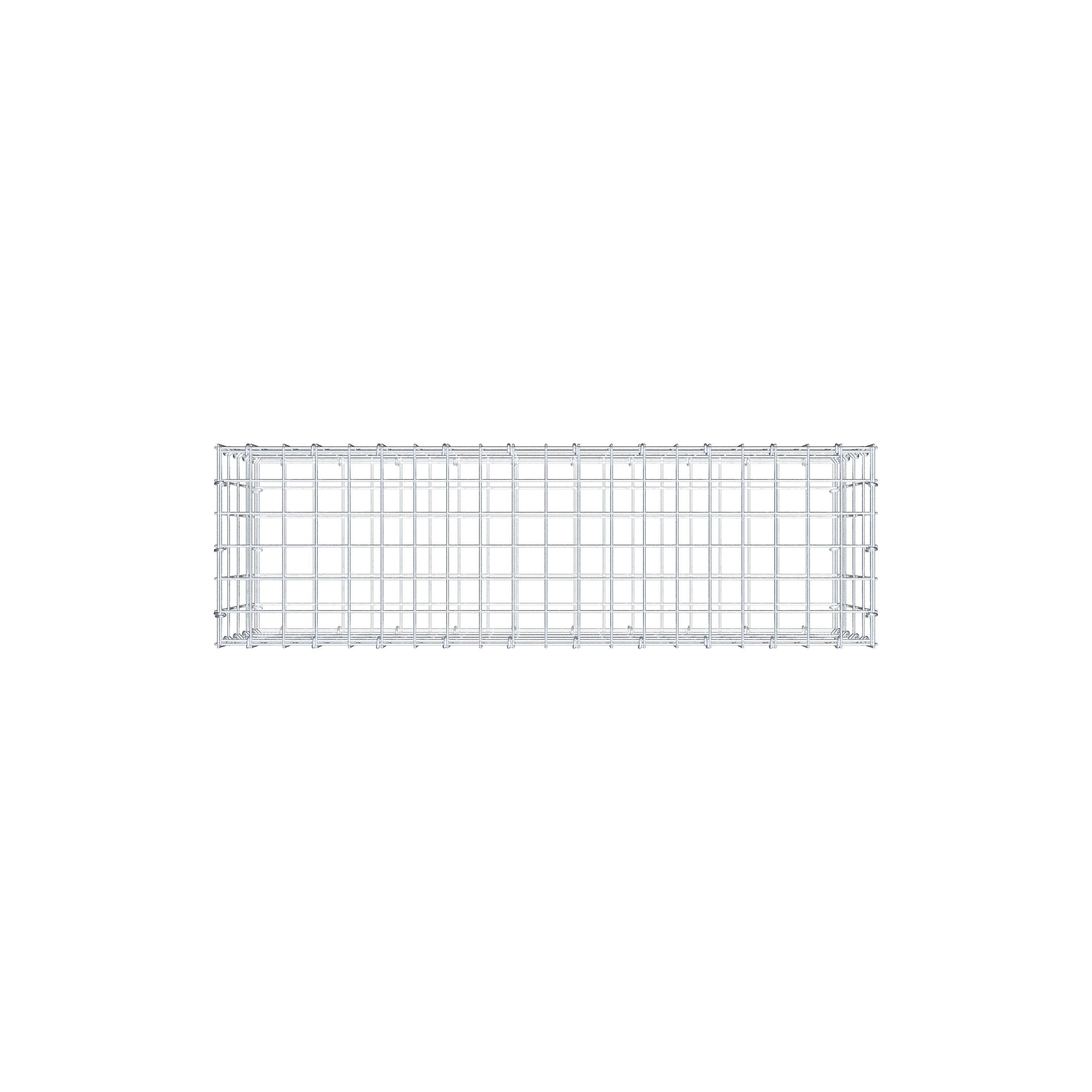 Gabione 100 cm x 40 cm x 30 cm (L x H x T), Maschenweite 5 cm x 10 cm, C-Ring