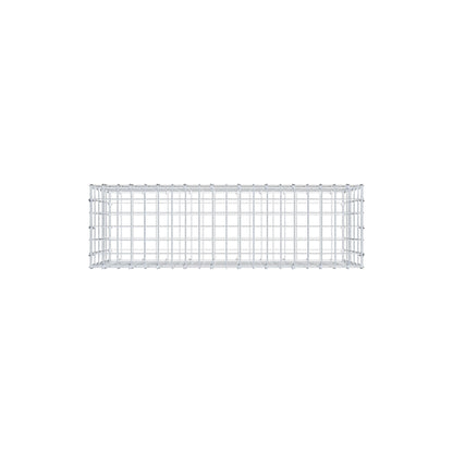 Gabion 100 cm x 50 cm x 30 cm (L x H x D), maskestørrelse 5 cm x 10 cm, C-ring