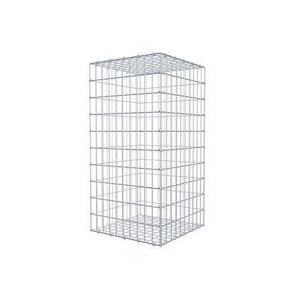 Gabion 100 cm x 50 cm x 50 cm (L x H x D), maskstorlek 5 cm x 10 cm, C-ring