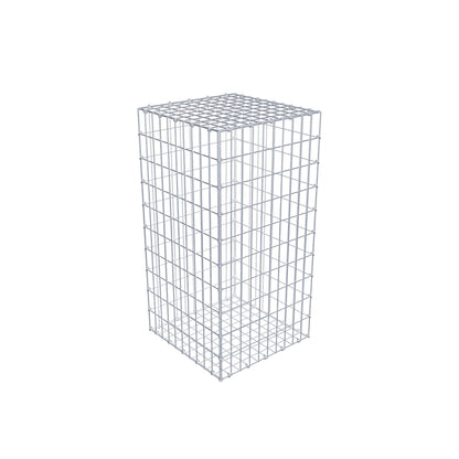 Gabion 100 cm x 50 cm x 50 cm (L x H x D), maskstorlek 5 cm x 10 cm, C-ring