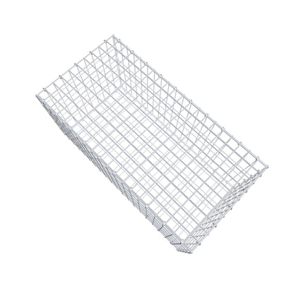 Gabion 100 cm x 50 cm x 50 cm (L x H x D), maskstorlek 5 cm x 10 cm, C-ring