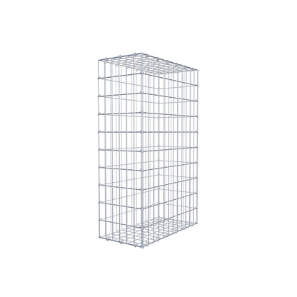 Gabion 100 cm x 60 cm x 30 cm (L x H x D), maskestørrelse 5 cm x 10 cm, C-ring