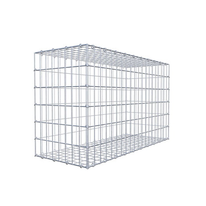 Gabion 100 cm x 60 cm x 40 cm (L x H x P), mailles 5 cm x 10 cm, anneau en C