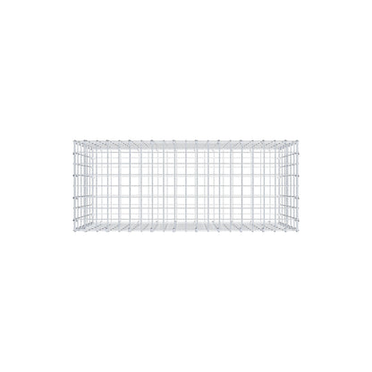 Gabion 100 cm x 60 cm x 40 cm (L x H x P), mailles 5 cm x 10 cm, anneau en C
