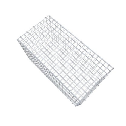 Gabion 100 cm x 60 cm x 50 cm (L x H x P), mailles 5 cm x 10 cm, anneau en C