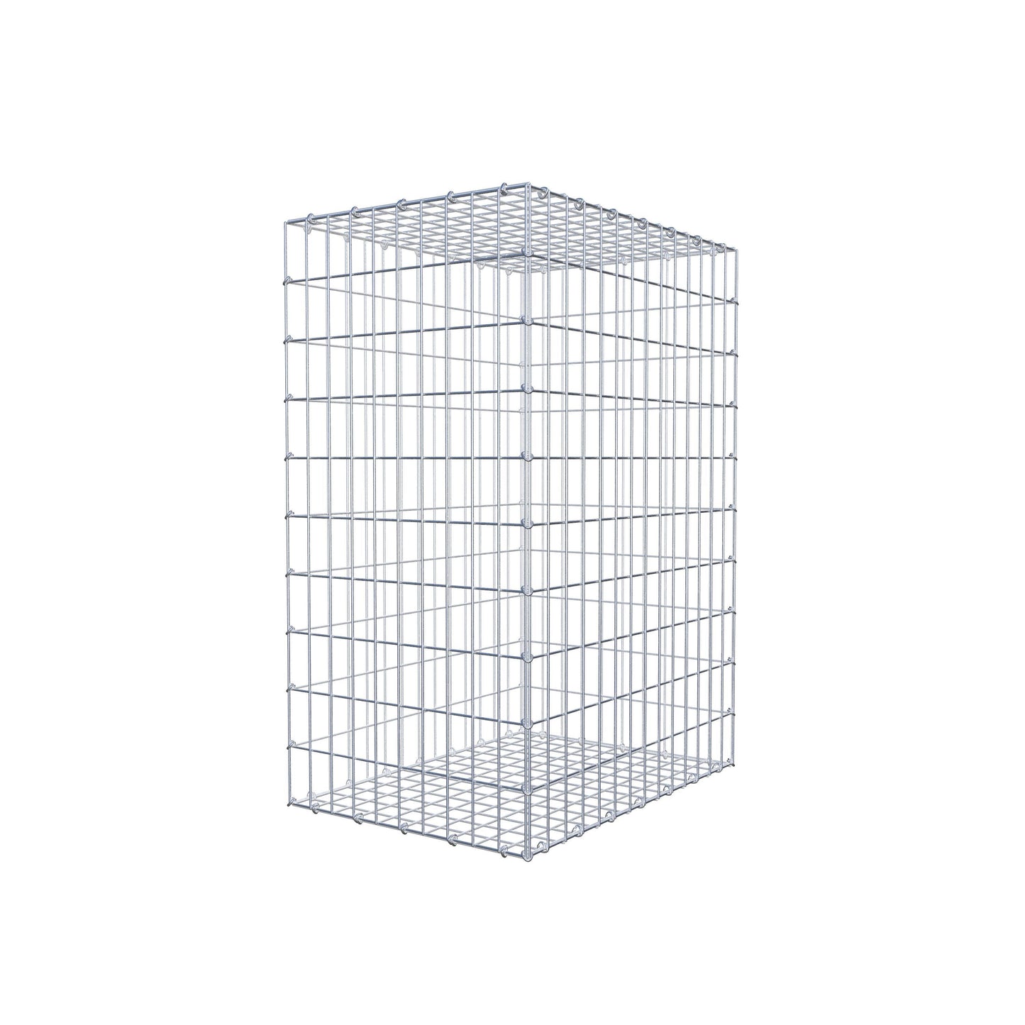 Gabion 100 cm x 70 cm x 50 cm (L x H x P), mailles 5 cm x 10 cm, anneau en C