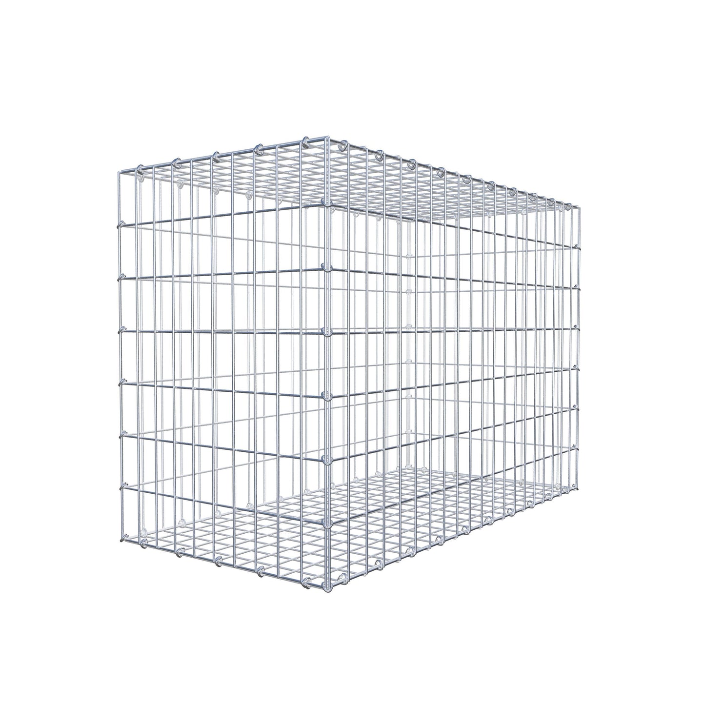 Gabion 100 cm x 70 cm x 50 cm (L x H x P), mailles 5 cm x 10 cm, anneau en C
