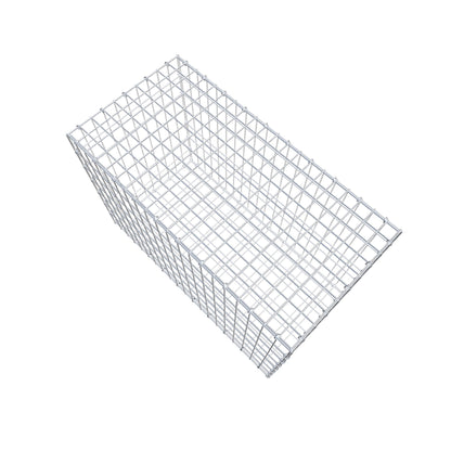 Gabion 100 cm x 70 cm x 50 cm (L x H x P), mailles 5 cm x 10 cm, anneau en C