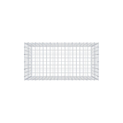Gabion 100 cm x 70 cm x 50 cm (L x H x P), mailles 5 cm x 10 cm, anneau en C