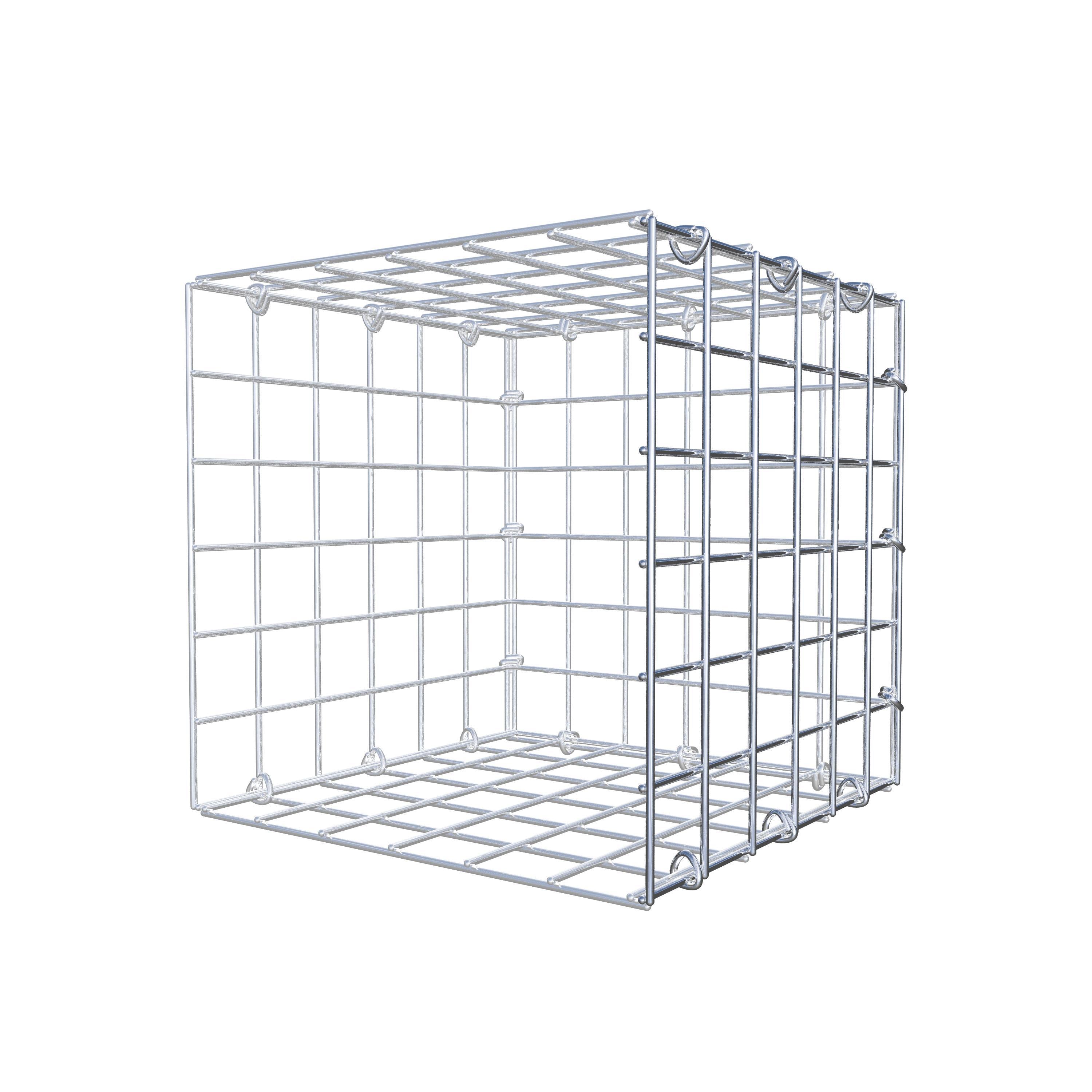 Gavión adicional tipo 2 30 cm x 30 cm x 30 cm (L x A x P), malla 5 cm x 5 cm, anillo en C
