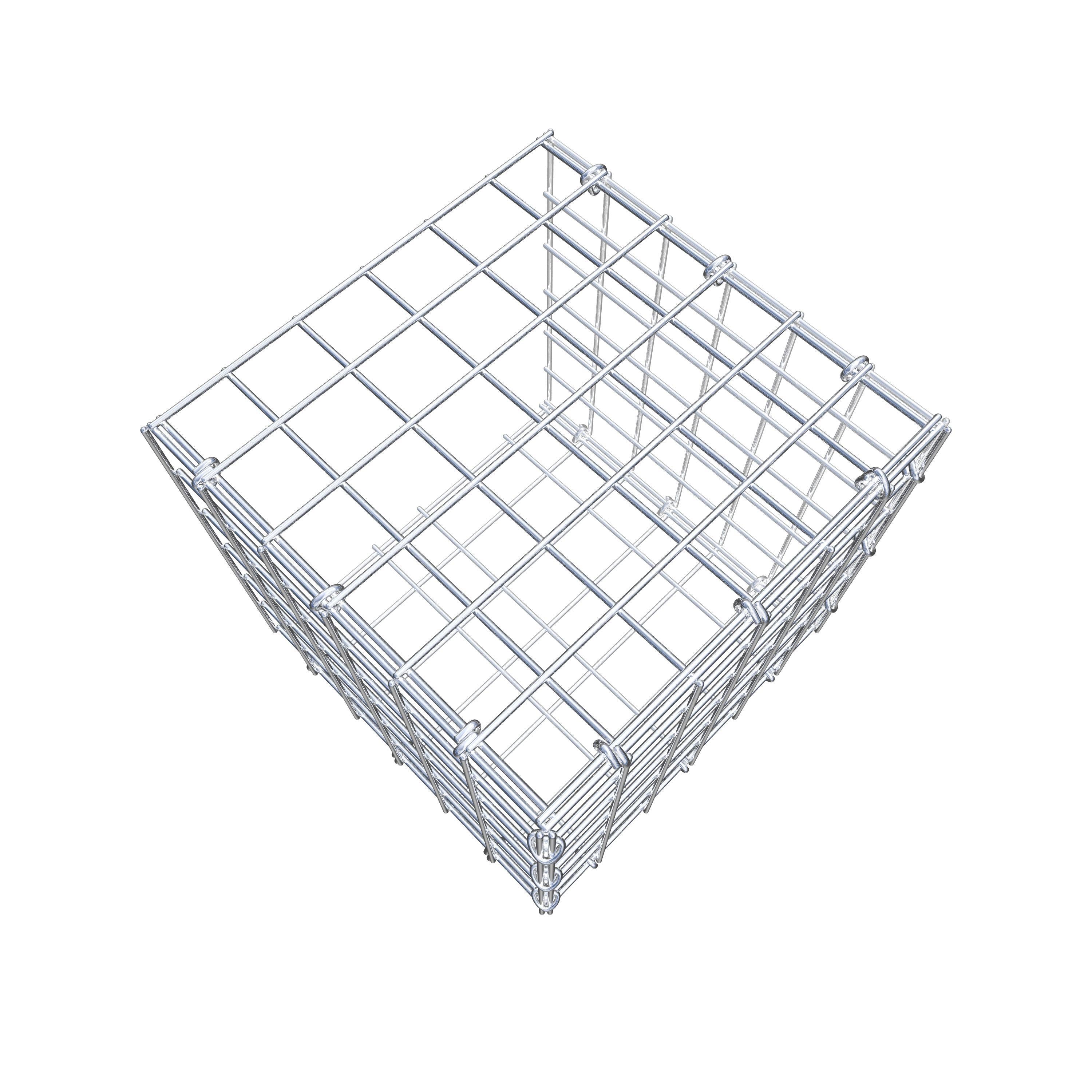 Gavión adicional tipo 2 30 cm x 30 cm x 30 cm (L x A x P), malla 5 cm x 5 cm, anillo en C