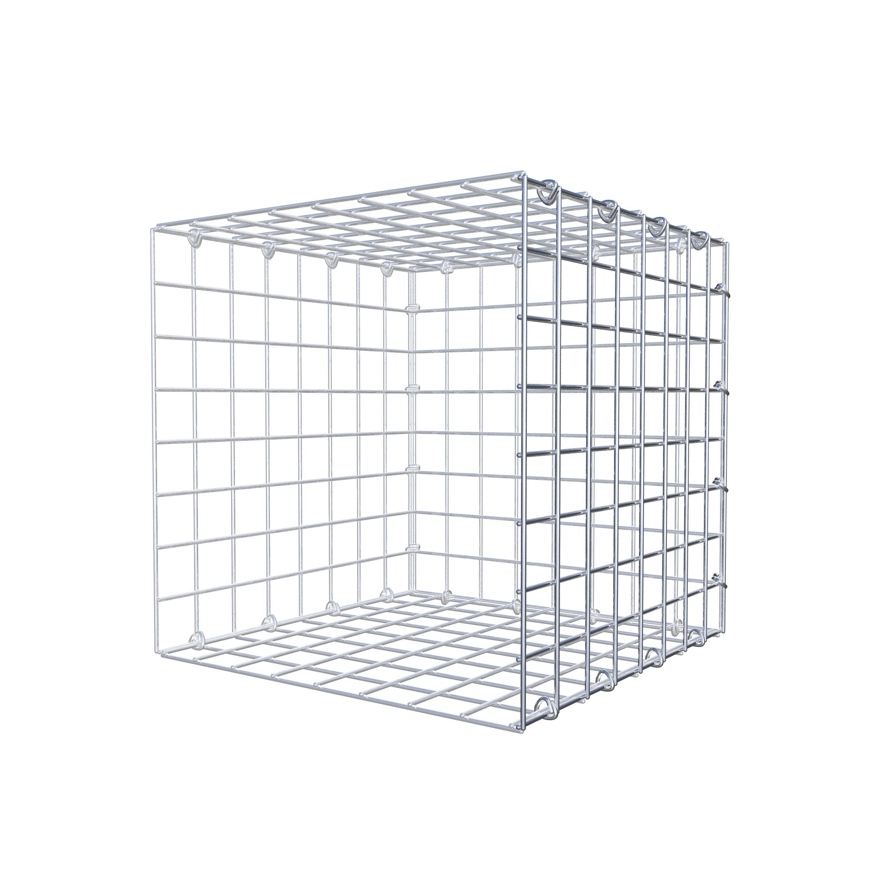 Gavión adicional tipo 2 40 cm x 40 cm x 40 cm (L x A x P), malla 5 cm x 5 cm, anillo en C