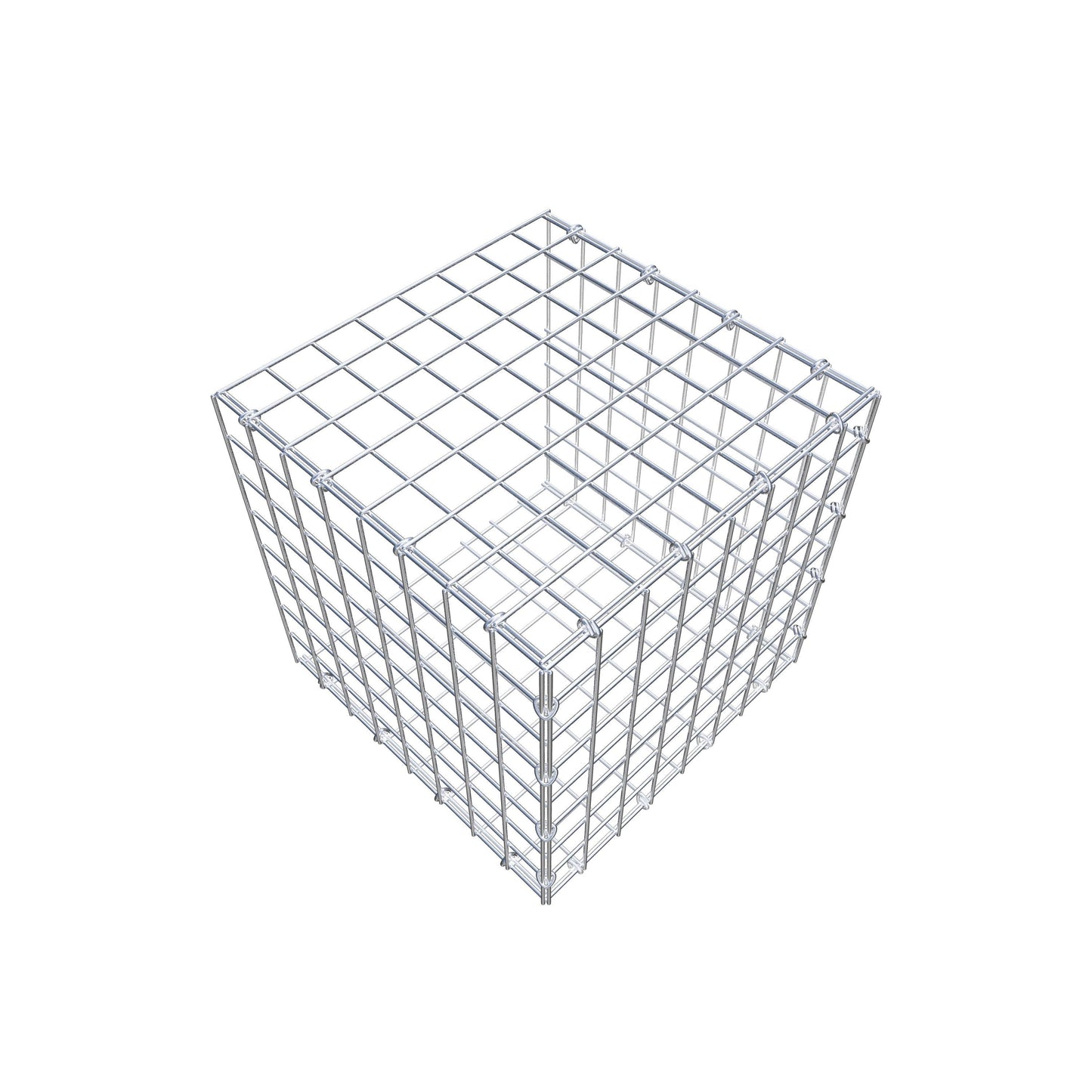 Fourche rapportée type 2 40 cm x 40 cm x 40 cm (L x H x P), mailles 5 cm x 5 cm, anneau C