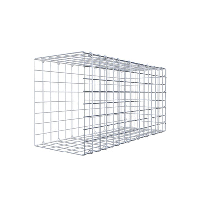 Mounted gabion type 2 80 cm x 40 cm x 30 cm (L x H x D), mesh size 5 cm x 5 cm, C-ring