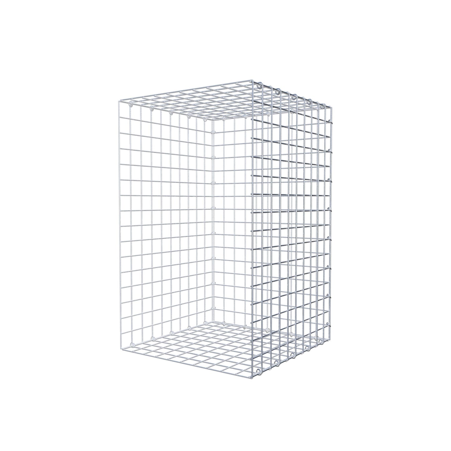 Pila adicional tipo 2 80 cm x 50 cm x 50 cm (L x A x P), malla 5 cm x 5 cm, anillo en C