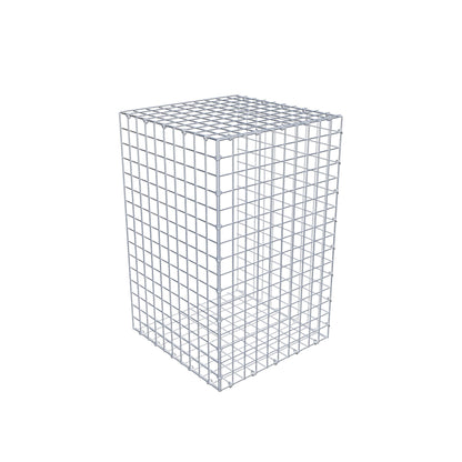 Pila adicional tipo 2 80 cm x 50 cm x 50 cm (L x A x P), malla 5 cm x 5 cm, anillo en C