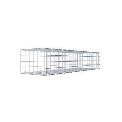 Fourche rapportée type 2 100 cm x 20 cm x 30 cm (L x H x P), mailles 5 cm x 5 cm, anneau C