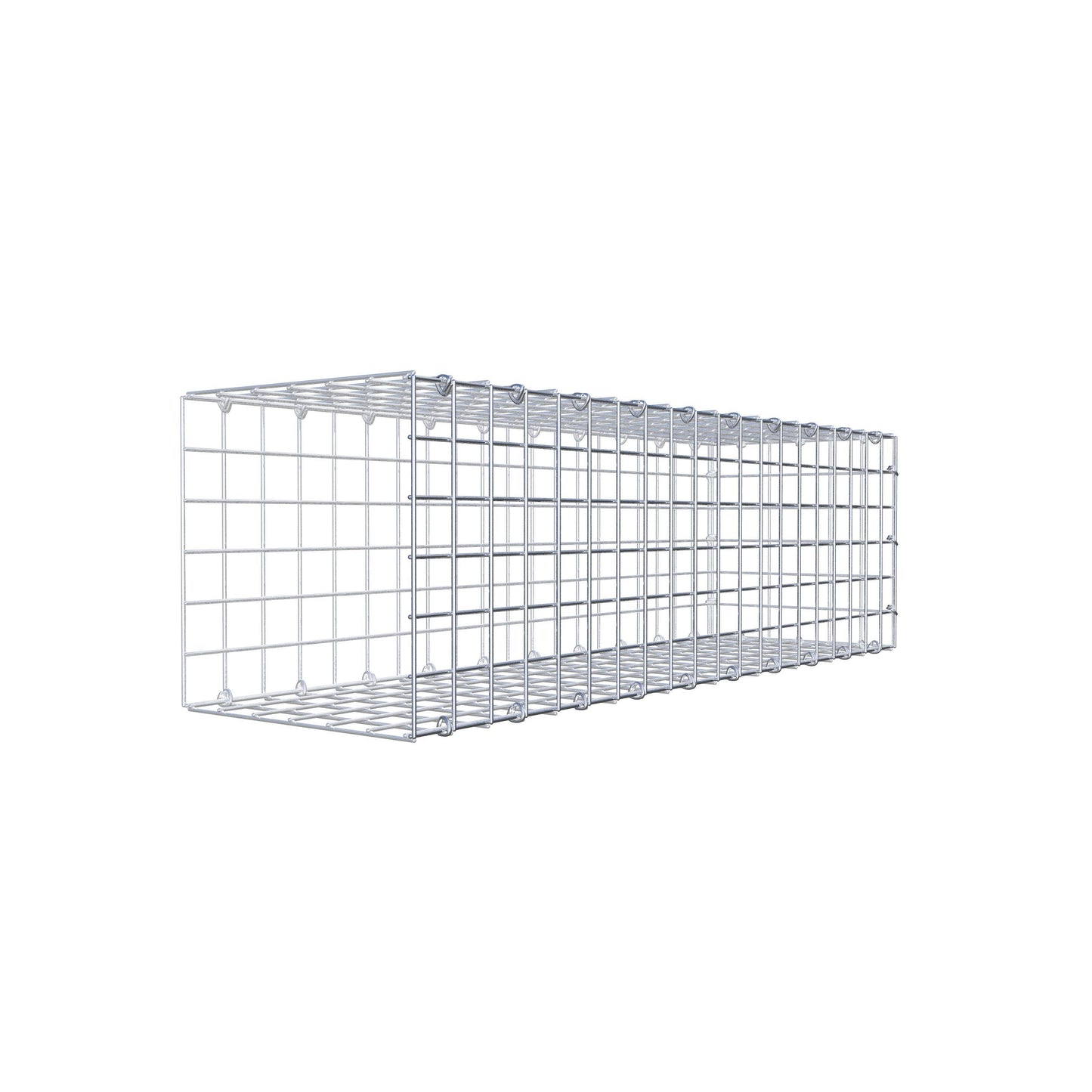 Fourche rapportée type 2 100 cm x 30 cm x 30 cm (L x H x P), mailles 5 cm x 5 cm, anneau C